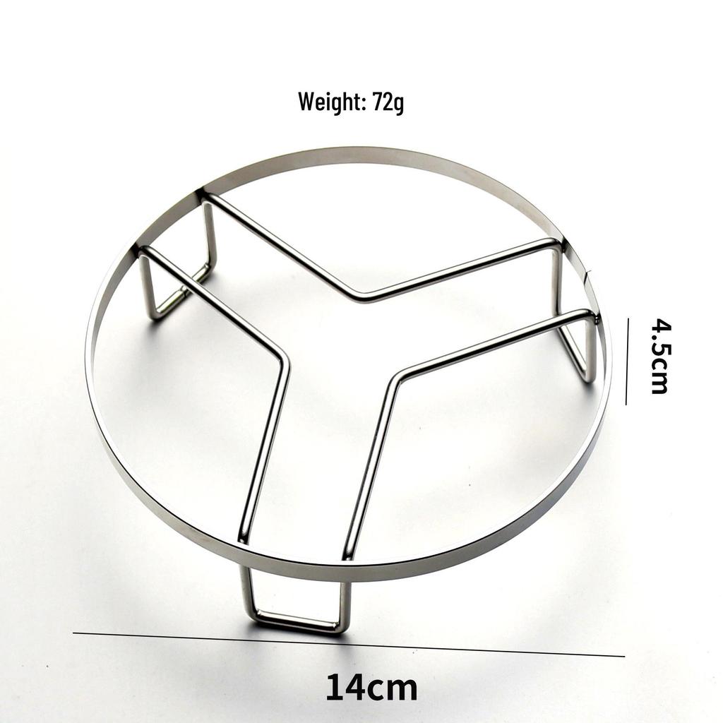Stainless Steel Multi-Functional Steamer Rack - Food Grade Steaming Plate for Eggs and Vegetables