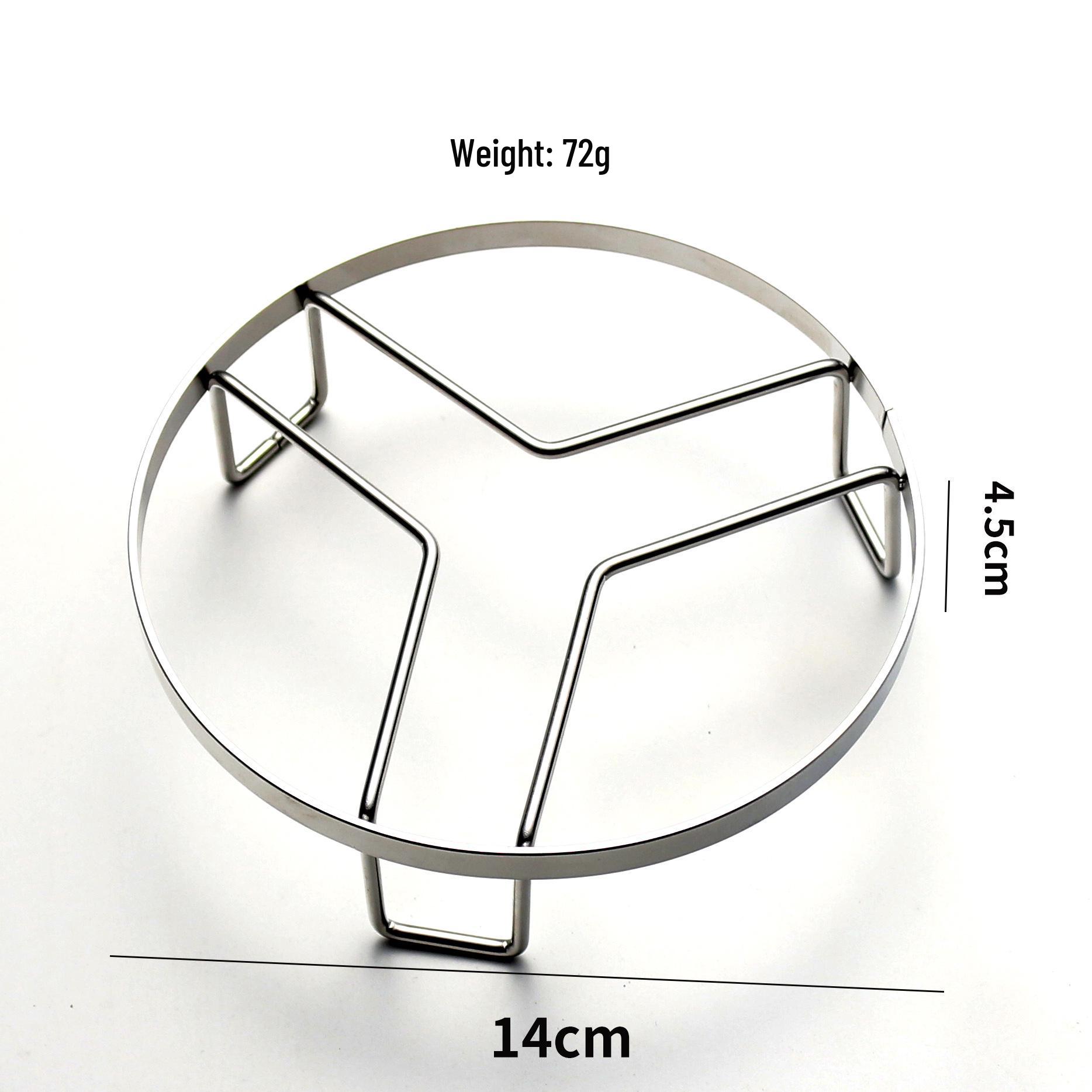 Stainless Steel Multi-Functional Steamer Rack - Food Grade Steaming Plate for Eggs and Vegetables