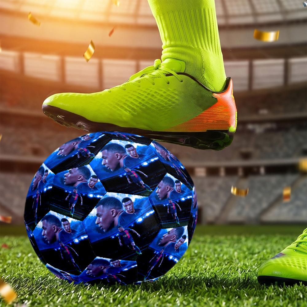 Mbappé Soccer Ball Size 5 Football Machine Sewn Indoor Outdoor Universal Football Perfect Commemorative Gift for Soccer Lovers