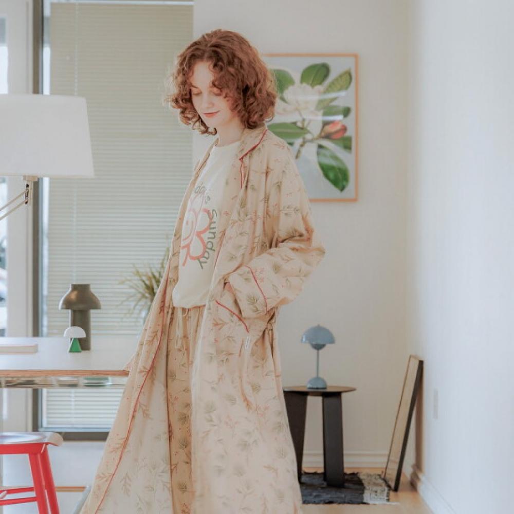 Sunday Lounge Soft Fine Robe Swjjagn0039
