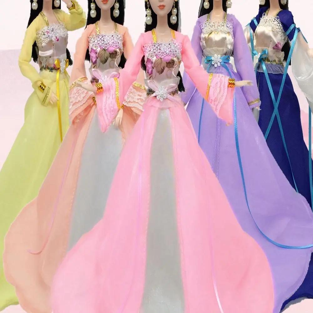 Ancient Newest Dress Doll Chinese Imperial Concubine Court Fairy Suit For 30Cm Doll Accessories Girl Princess Dolls Clothes