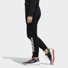 Adidas Neo Logo Printed Cuffed Casual Sweatpants Women Bottoms Black FP7881
