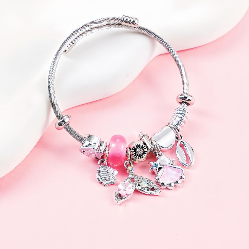 Fishtail Muschel Anhänger Armband - Luxuriöses europäisches & amerikanisches Design für Damen