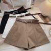 Women's High Waist Shorts Wide Leg Suit Shorts Loose Fit Minimalist Casual Summer Shorts