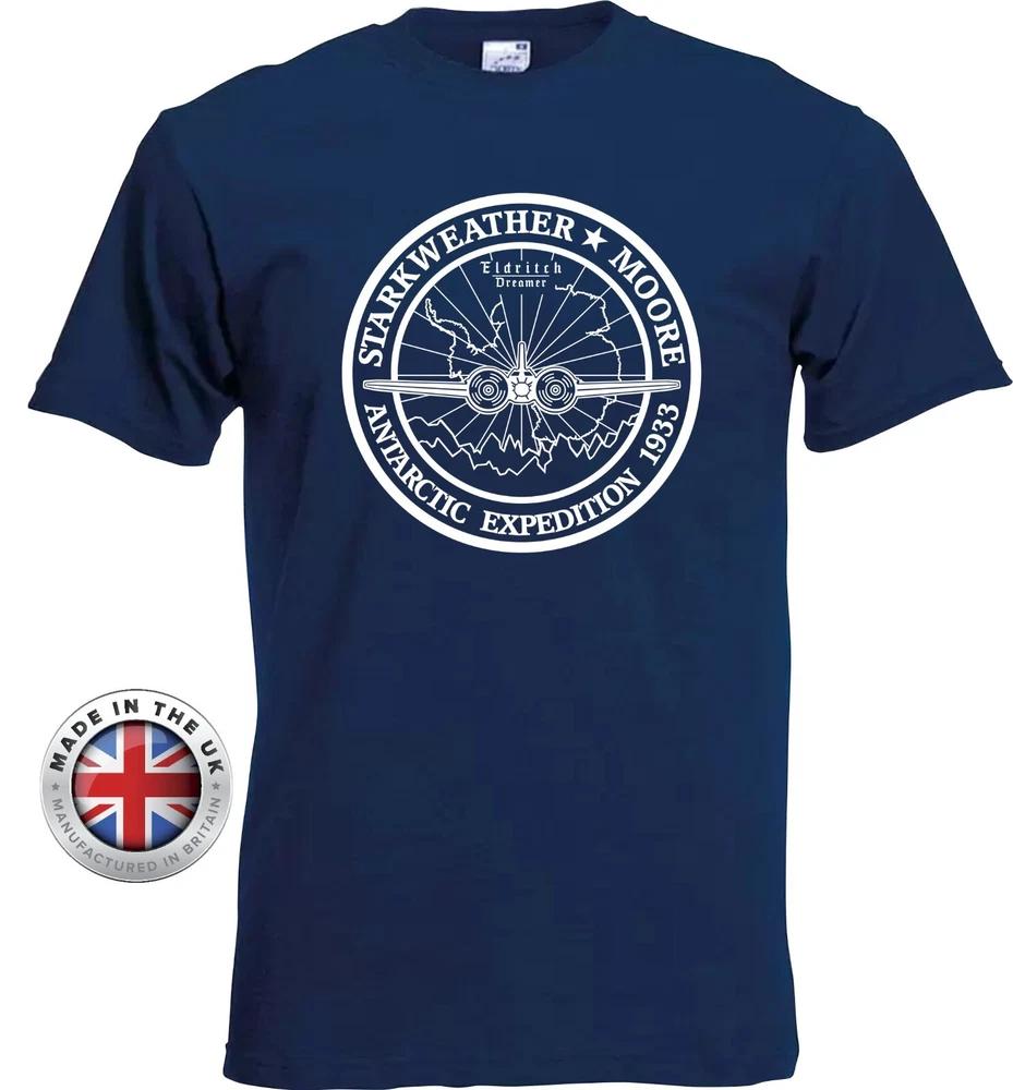 Cthulhu T Shirt Starkweather Antarctic Exploration Navy Unisex S