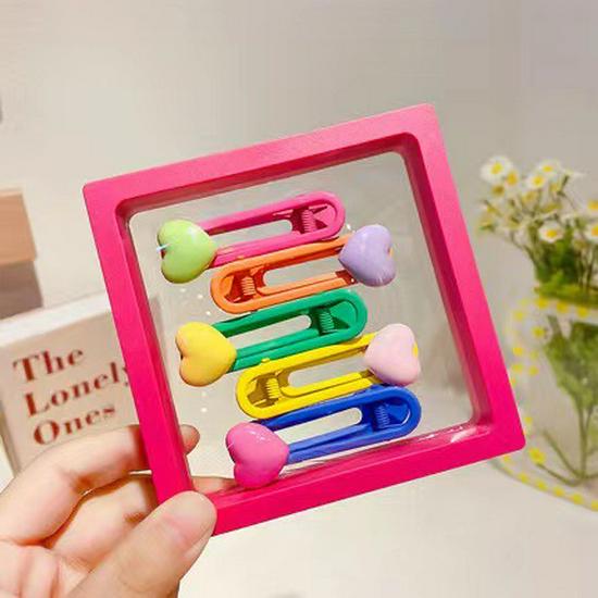 Set de agrafe colorate cu desene animate pentru fete - agrafe drăguțe cu cioc de rață și cleme laterale pentru bretonul fetițelor