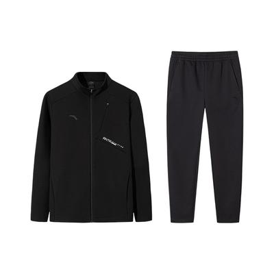 Autumn Casual Sports Suit Hoodie Men Sweatshirt Black 952537201-4