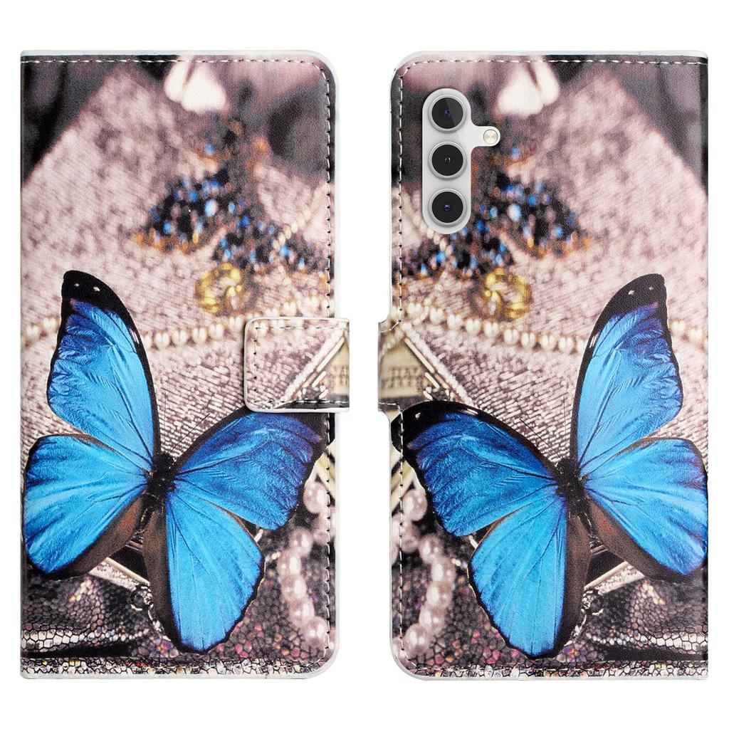For Samsung Galaxy S24 FE Case Wallet PU Leather Flip Phone Cover Pattern Printing
