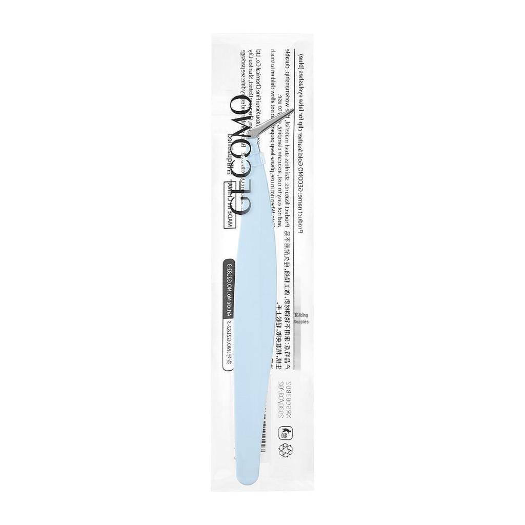 Gold Precision Eyelash Tweezers Feather Clip Set for Lash Artists