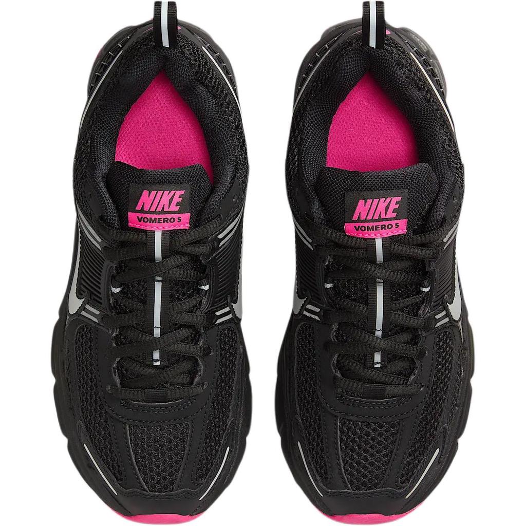 Nike Vomero 5 GS Black Pink Blast Kids Sneakers Anthracite Metallic-Platinum HF6998-005