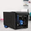 Portable Generator Cover, 210D Oxford Fabric Adjustable With Flaps Featuring Sticker Closures Protective Cover Accessories