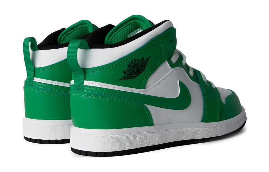 Jordan Kids Air Jordan 1 Mid "Lucky Green" Sneakers DQ8424-301
