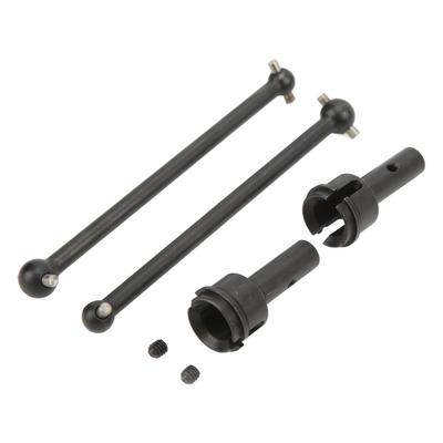 2pcs Metal Rear CVD Drive Shaft Set for ARRMA 1/8 RC Car Harden Steel Universal Drive Shafts