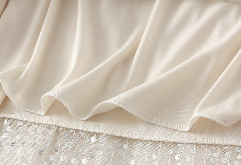 JINJUDUO Pleated Tulle Perfect for and This long skirt features a flowy flared midi skirt with an elastic This stylish skirt is perfect for a