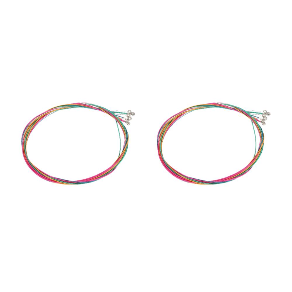 2Sets Alloy Acoustic Guitar Strings Replacement Guitar Strings For Acoustic Guitar