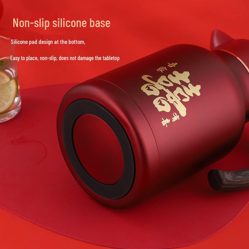 304 Stainless Steel Insulated Double-Layer Kettle for Hot Water, Ideal for Weddings and Home Use