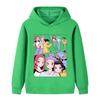 B1238 Kids Boys Girls Kpop Rumi Zoey Mira Print Long Sleeves Hoodie