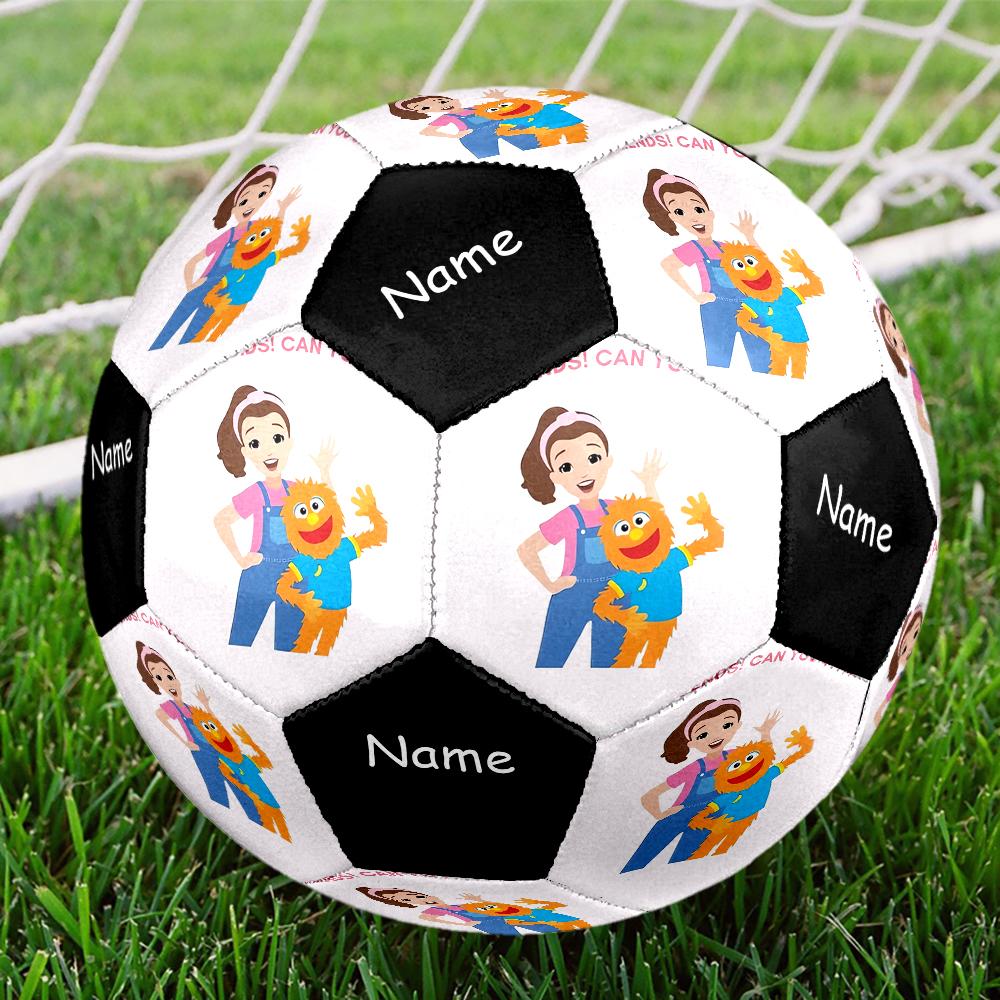 Nome Personalizzato Sig.ra. Pallone da Calcio Tema Rachel Taglia 5, Adatto Sia per Partite Indoor che Outdoor, un Regalo Adatto a Tutti.