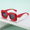 Funny Y2K Square Candy Color Women Sunglasses Shades UV400 Fashion Brand Designer Boys Girls Red Yellow Unique Glasses