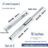 27mm Silent Steel Ball Drawer Slides, Two-Section Guide Rail for Desks and Cabinets.