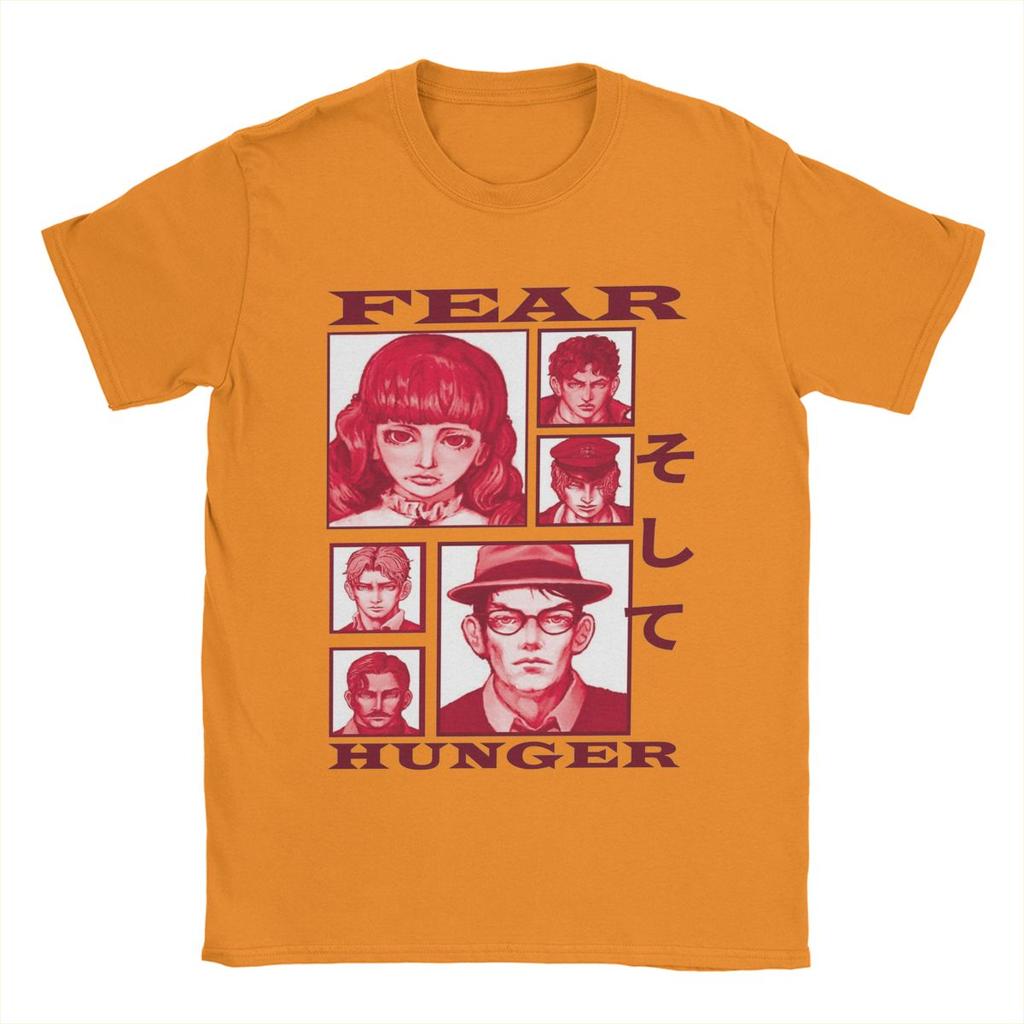 Fear And Hunger Indie Horror Men's T Shirts Funny Tees Short Sleeve Round Collar T-Shirt Pure Cotton Gift Idea Clothing