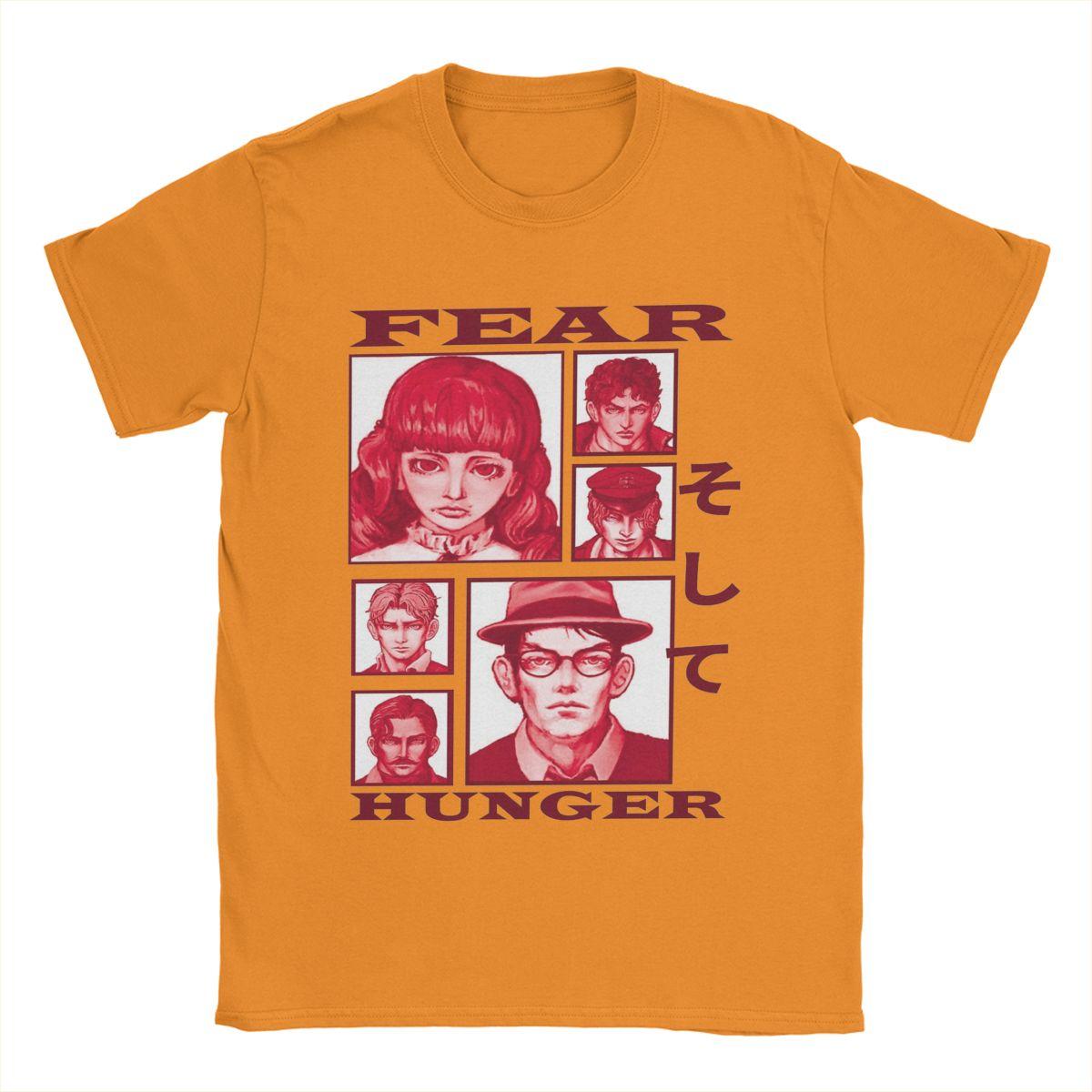 

Fear And Hunger Інді Хоррор Чоловічі Футболки Смішні Футболки З Коротким Рукавом З Круглим Коміром Футболка Чиста Бавовна Ідея для Подарунка Одяг 4XL