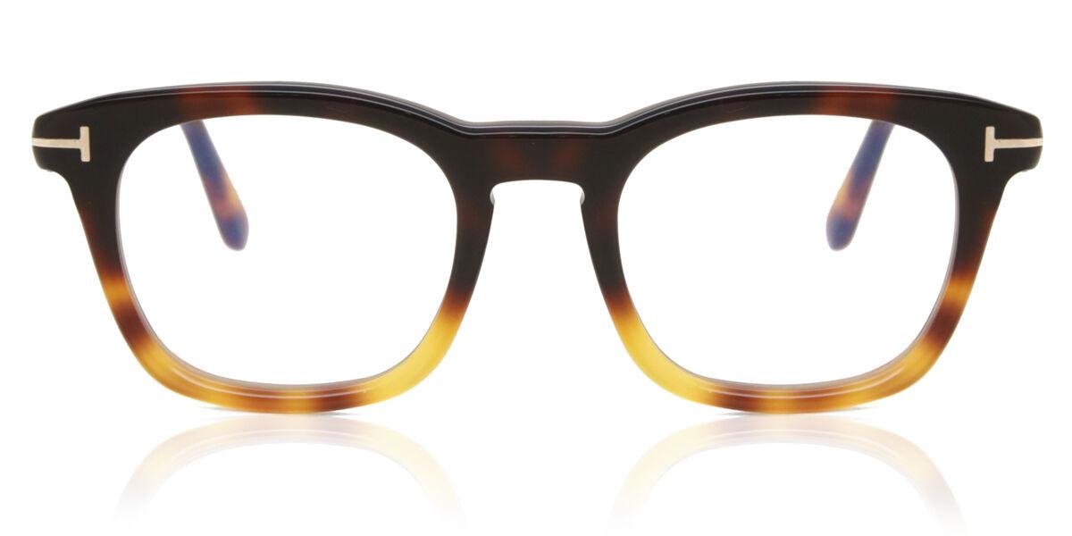

Tom Ford Ft5870 B Blue Light Block 056 Men Eyeglasses Tortoise/50