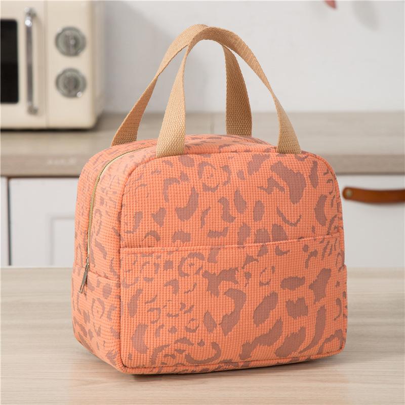 Art Insulated Carrier Tote Bag - Insulated Ink Pattern Lunch Bag, Washable Reusable