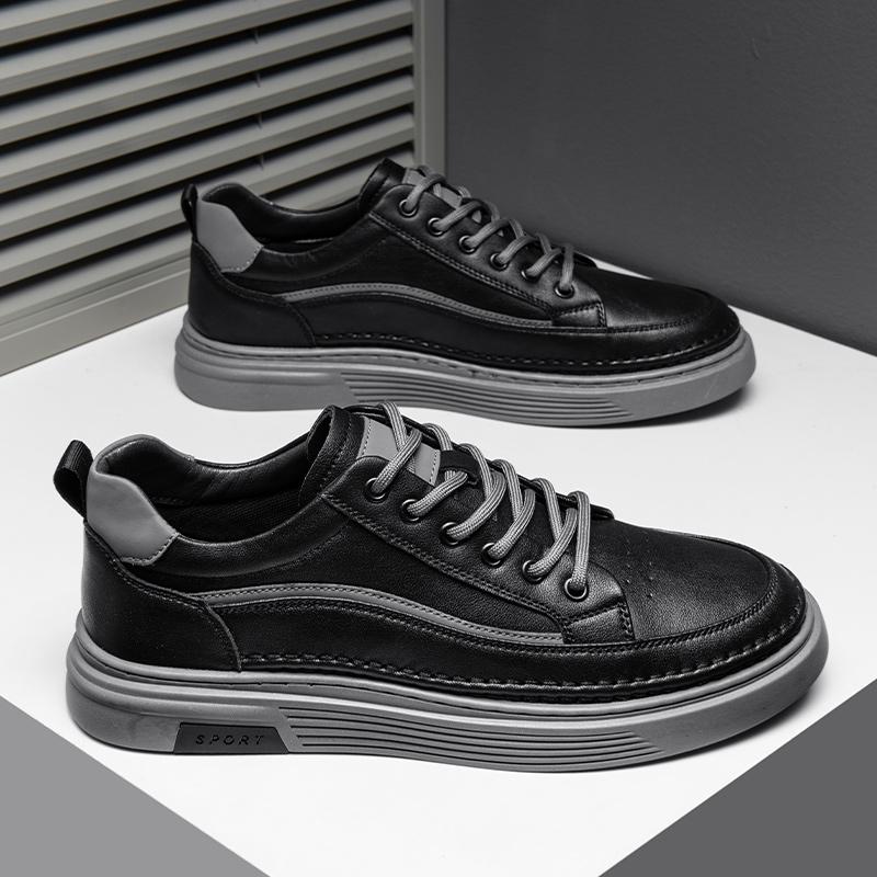 

Кожаная повседневная обувь для мужчин, роскошные белые кроссовки для активного отдыха, модная дизайнерская обувь для мужчин в стиле ретро с низким верхом для ходьбы 10