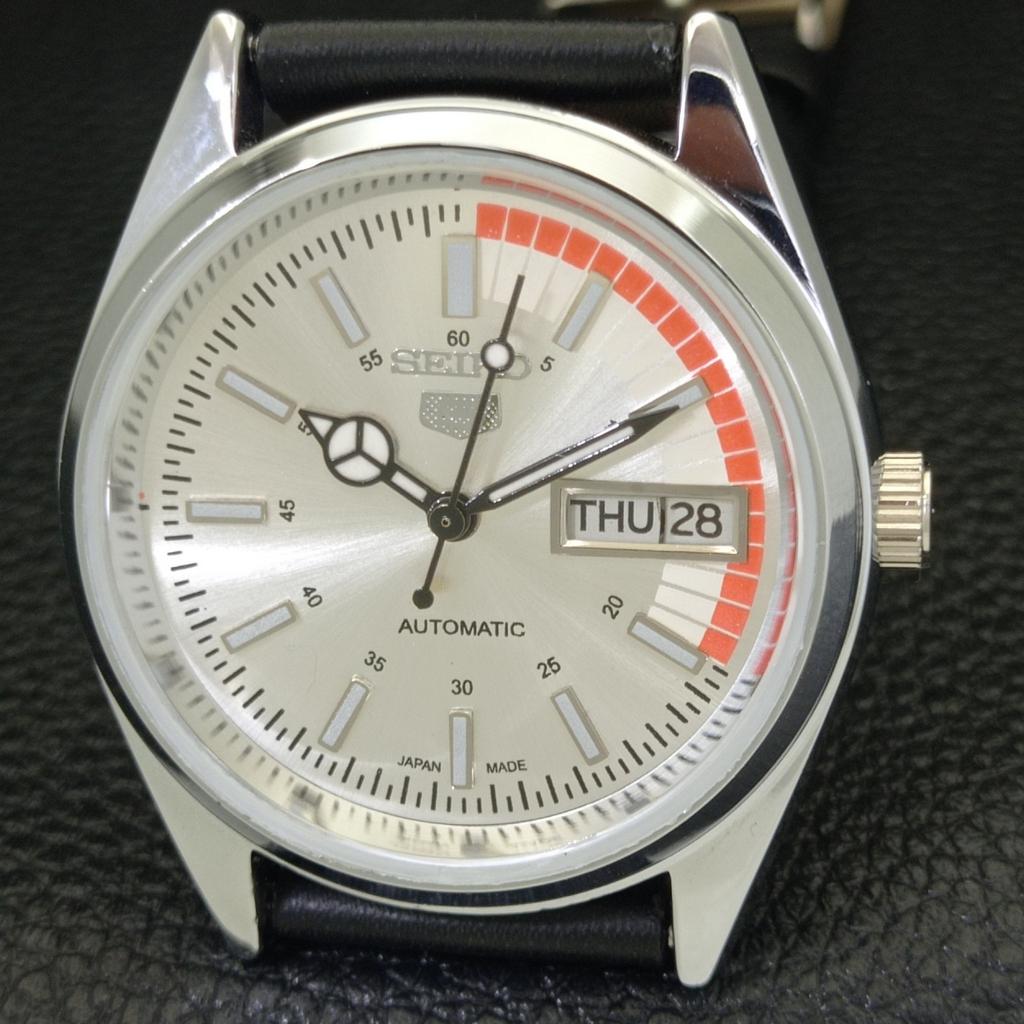 JAPAN VINTAGE REFURBISHED SEIKO 5 AUTOMATIC 6309A MENS SILVER WATCH A440851-9 Sk-a440851-1
