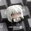 Delta Luna Ma Xiaowen Heart of Africa Ocean Teardrop Resin Keycap for Mechanical Keyboards