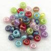 20pcs 14mm Mix Colour Big Hole Acrylic Beads Spacer Loose Beads for Jewelry Making DIY Handmade Bracelet Accessories(hole:5mm)