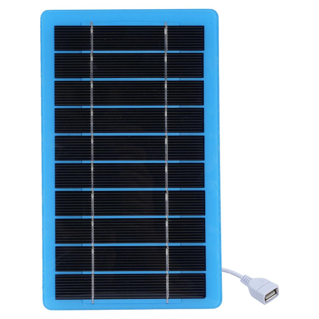 5W 5V Solar Panel Monocrystalline Silicon Efficient Charging Lightweight Portable Solar Panel Charger