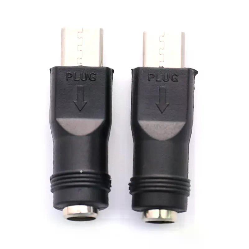 Hot Sale 1PC DC Power Adapter Converter 5.5x2.1mm Female Jack to USB Type C Male Connector