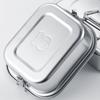 304 Stainless Steel Camping Lunch Box Compartmental Food Storage Box Dinnerware Picnic Box  Trip