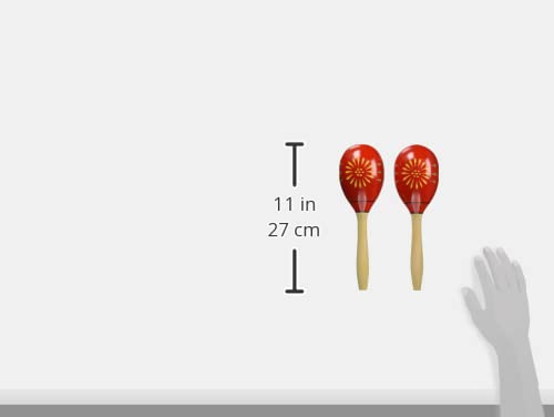 Zen-On Maracas, Egg-Shaped, Red, ZMR-5/RED