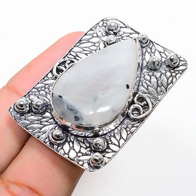 Natural Rainbow Moonstone Gemstone 925 Sterling Silver Gift Ring Size 9 g6Q42