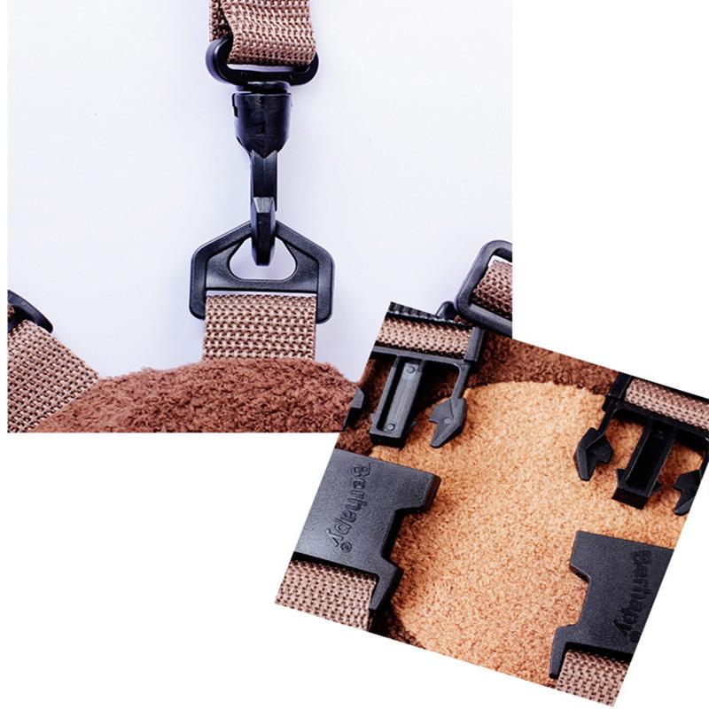 Perlen samt Affe Kinder 2-in-1 Anti-Verlust Rucksack & Leine mit kleinen Taschen