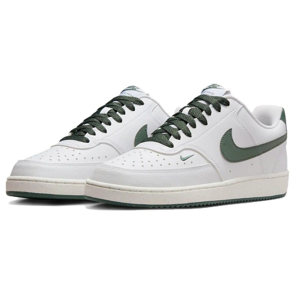 Nike Court Vision Low Next Nature White Vintage Green Women Sneakers Stadium-Green Sail FV9952-101