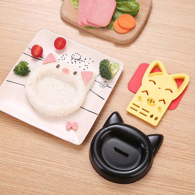 5 Pack Cute Cartoon Kids Bento Sushi Nori Rice Mould Decorating Knife Bento Machine Sandwich Diy Tools Kitchen Accessories