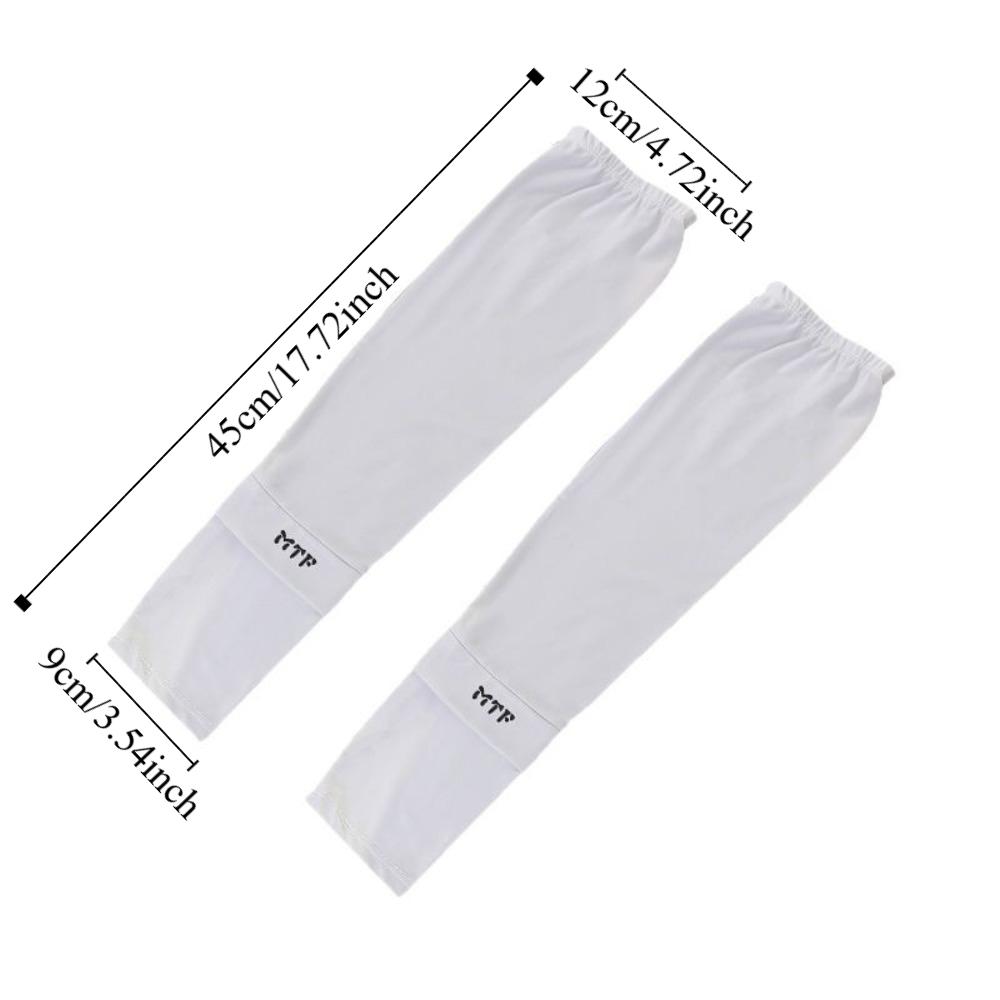Arm Protection Long Ice Silk Sleeves Loose Cycling Gloves Sun Protection Sunscreen Arm Covers  Men