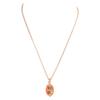 HERMES Excellent condition Chaine d'Ancre Mini Maillon PM Pendant Necklace Orange / rose goldUsed