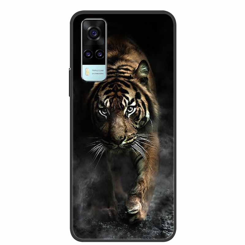 For vivo Y31 2021 Case Shockproof Soft silicone TPU Back Cover For Vivo Y53S 4G Y31 2021 Y 31 Case V2036 Phone Case Cute Cartoon