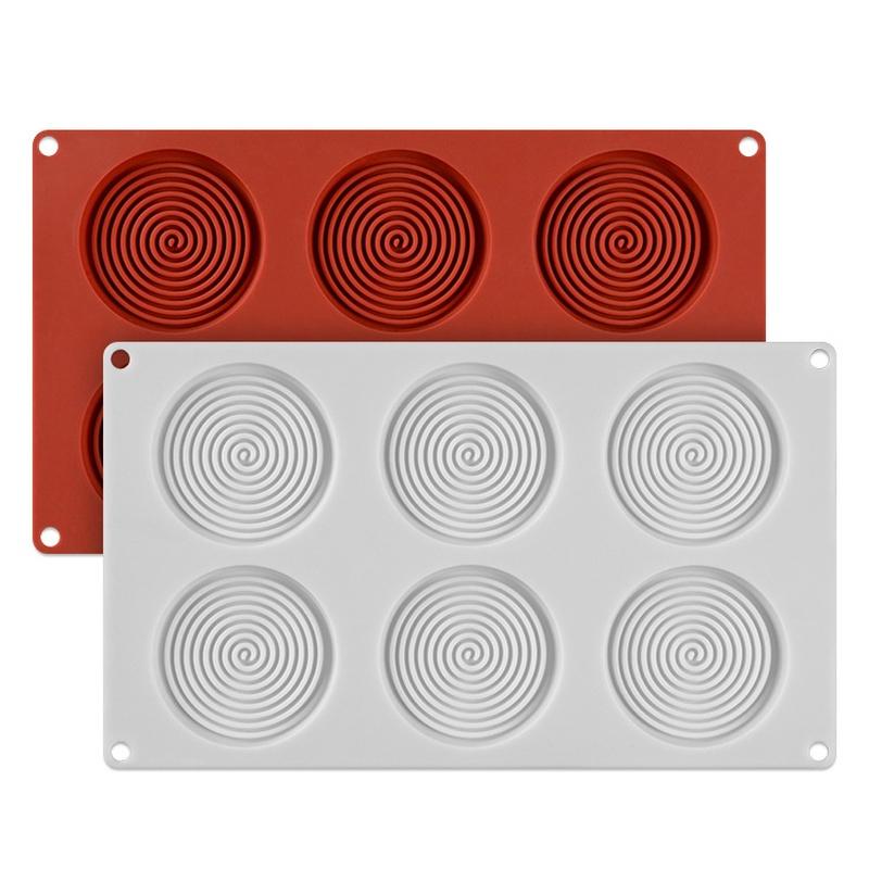 Siliconen Cakevorm Spiraalvorm Fondant Taart Chocolade Banketbakkerij Gereedschap Keuken DIY Bakvorm