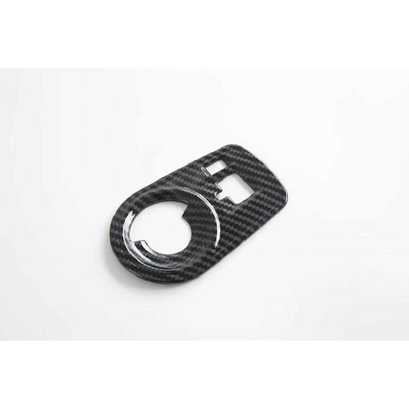 For MG 3 MG3 2024 2025 2026 Car Accessories Carbon Fiber Style Head Light Switch Button Control Panel Cover Trim Bezel