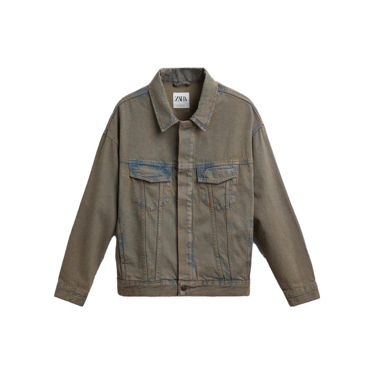 

Zara Solid Color Casual Fashion Jacket Men Jackets Brown 01538318737-33 M