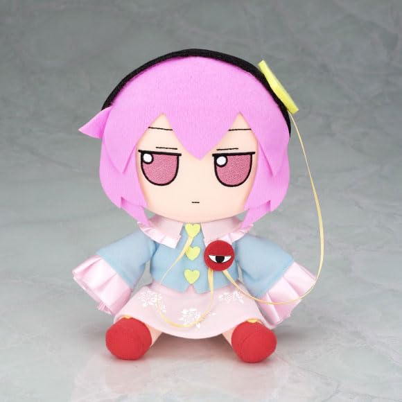 Komeiji Satori Plush Toy - Touhou Plush Toy Series Fumo Fumo Satori (17cm size) - Official Touhou Goods