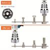 Multifunctional Ratchet Wrench Universal Adjustable Socket 10-19mm Magic Spanner Repair Tool Accessory