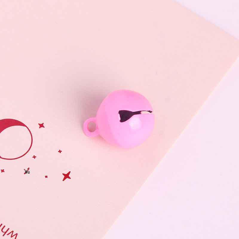 Colorful 14mm Metal Bell Keychains and Christmas Tree Decorations