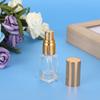 5ml Glass Empty Perfume Spray Bottle Refillable Travel Portable Perfume Atomizer(3mlGold Head )